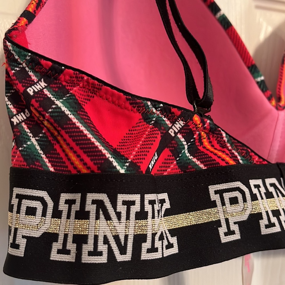 Plaid Victoria Secret Pink Bra - Picture 4 of 4